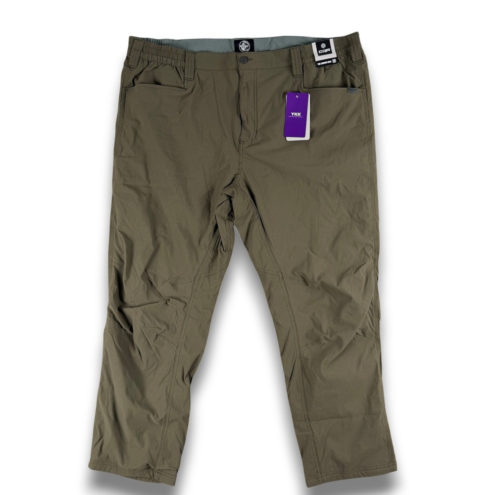 CQR Winter Tactical Pants Men 42 Brown Fleece Lined Cargo Work Outdoor Heavyduty